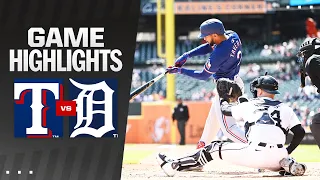 Rangers vs. Tigers Game Highlights (4/16/24) | MLB Highlights