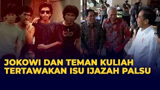 Momen Jokowi dan Teman Kuliah Tertawakan Isu Ijazah Palsu