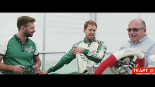 The first time for Sebastian Vettel in a KZ kart - 4K video