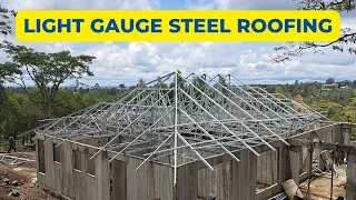 Roofing a Precast Panel House with Light Gauge Steel (4 Bedrooms)