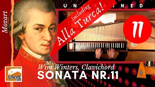 Mozart: Sonata in A major KV331 - Historical Tempo Reconstruction - Clavichord: Wim Winters