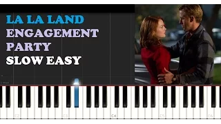 La La Land - Engagement Party (SLOW EASY PIANO TUTORIAL)