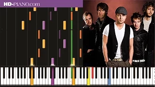 How to play One Republic Secrets   Piano tutotial  30% speed