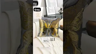 #GOLD BUTTERFLY Cushion Cover*🦋🦋🦋😍*Size#16 x 16 inch