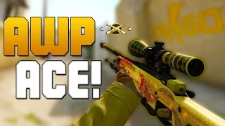 CSGO - AWP ACE in DUST2 - Competitive!