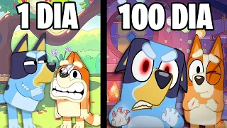 NUNCA ENGANE A BLUEY POR 100 DIAS (Assustador)