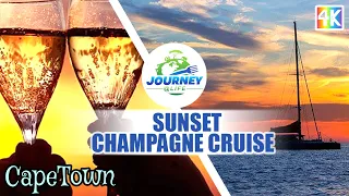 Sunset Champagne Cruise 4K | Cape Town | Cruise Cape Town - V&A Waterfront Boat Tours #capetown