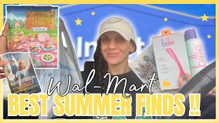 WALMART SUMMER SHOP WITH ME & CAR HAUL | 💛 Drugstore Make Up, New Body Products, BIG DUPE FINDS