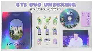 ✨ unboxing bts muster sowoozoo 2021 concert dvd - photobook flip through, postcards, photocard 방탄소년단
