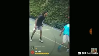 Travis scott vs quavo playing basketball Almost got into a fight