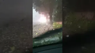 Bad Wiessee, Oberbayern - 26.08.23 | Hagel – tennisballgroß