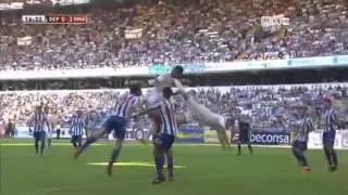 Cristiano Ronaldo GREAT GREAT Jump for header v Deportivo La Coruna 29 8 2013 HD