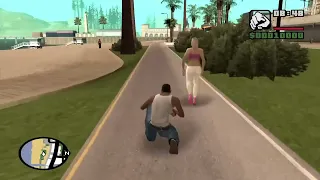 What Happens if You Follow Loading Screen Girl in GTA San Andreas