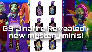 MONSTER HIGH NEWS! G3 Jinafire design REVEALED + new mystery mini figures leaked!