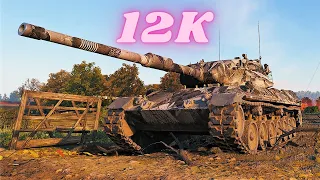 Leopard 1- 12K Damage 6 Kills  World of Tanks Gameplay (4K)