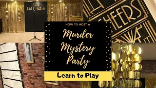 How I planned a 1920’s Murder Mystery Party