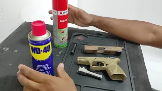 Desegripante na manutenção de armas de fogo. Sim ou não?