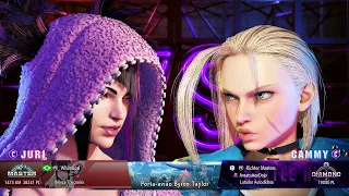 Street Fighter 6 - Whimsical (Juri) vs Richter Masters (Cammy)