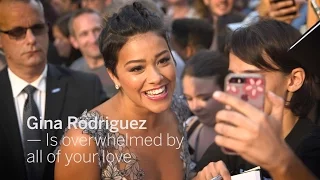 GINA RODRIGUEZ  is overwhelmed by all of your love | TIFF 2016