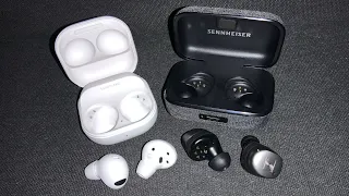 In-depth Comparison Samsung Galaxy Buds2 Pro vs. Sennheiser Momentum True Wireless 3!