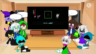 Deltarune (+Shift) reacts to Spamton's Fight (1/2)