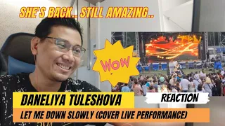 [VIDEO REACTION] Let me down slowly (cover by Daneliya Tuleshova)