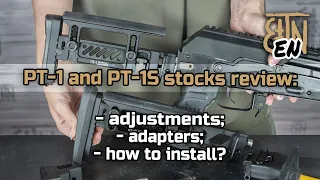 PT-1 and PT-1S stocks: adjustments, adapters, how to install