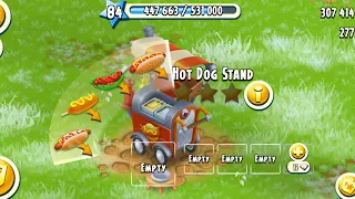 Hot Dog Stand Unlock | level 75 | 650K Spending | Hayday | New Production Buliding