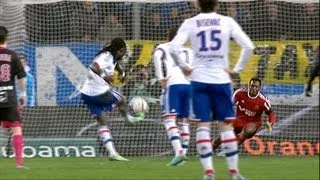 But Bafetimbi GOMIS (3' pen) - Olympique de Marseille - Olympique Lyonnais (1-4 / 2012-13