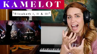 Kamelot "Elizabeth I, II & III" REACTION & ANALYSIS by Vocal Coach / Opera Singer