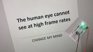 Can the Human Eye See More Than 60 fps?