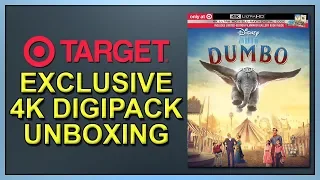 Dumbo (2019) Target Exclusive 4K+2D Blu-ray Digipack Unboxing