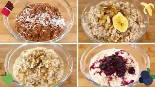 4 Recipes to Up Your Oatmeal Game! | Easy & Healthy Breakfast