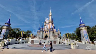 Walk Around Main Street USA at Magic Kingdom - Filmed in 5K | Walt Disney World Florida 2021