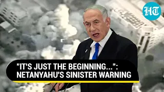 Israel PM's Chilling Response To Hamas Onslaught As Gazans Scramble To Flee After IDF Order | Watch