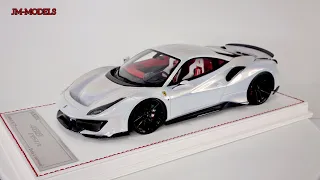 Novitec Ferrari 488 Pista Fantasy White By D&G Davis & Giovanni 1:18 Scale