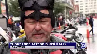 BIKERS DESCEND ON GALVESTON FOR LONE STAR RALLY