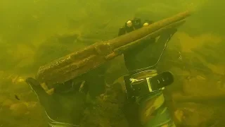 Found a Rifle Underwater in the River While Scuba Diving! (Unbelievable Find)