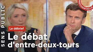 Le débrief du débat d'entre-deux-tours entre Marine Le Pen et Emmanuel Macron, le 20 avril 2022