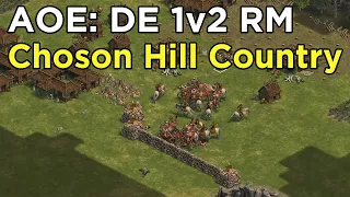 Age of Empires: Definitive Edition - 1v2 RM Choson Hill Country - eartahhj - 27/04/2020