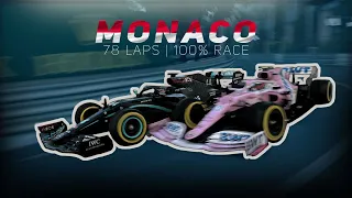 F1 2020 MONACO 100% RACE AS LEWIS HAMILTON