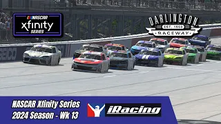 NASCAR iRacing Xfinity Series at Darlington Raceway (2nd Attempt)