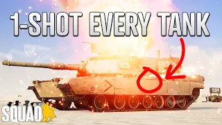 ONE SHOT EVERY TANK IN SQUAD | How to win tank and armor fights as QUICK as possible in Squad