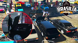 Turbinei a Caravan e fui pro Encontro no Postinho! - GTA Brasilia RP 2024 #4