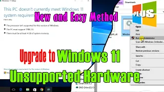Windows 11 Tutorials  ||  Upgrade to Windows 11 Unsupported PC || Latest Method (Any Version)