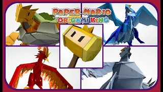 Paper Mario The Origami King - All Olivia Transformations