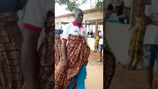 Odje Victor le promoteur du Sapah une danse du pays Dida en action.