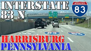 I-83 North - York to Harrisburg - Pennsylvania - 4K Highway Drive