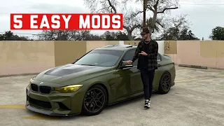 5 mods EVERY BMW F30 owner should have!!!