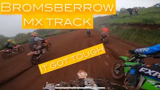 Bromsberrow mx track 30/04/23 / Track got tough